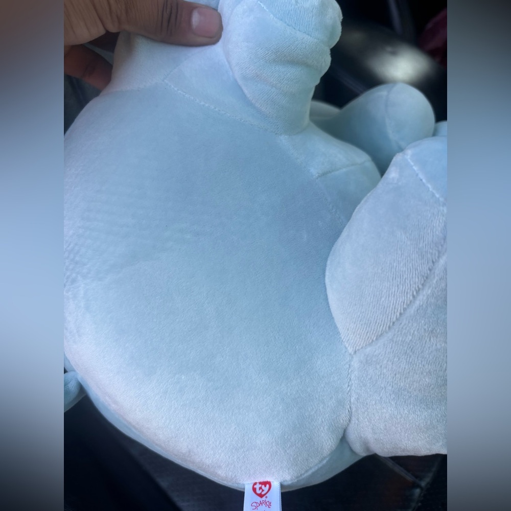 TY Sparkle Disney Dumbo Plush Elephant – Light Blue – Stuffed Animal - Picture 5 of 6